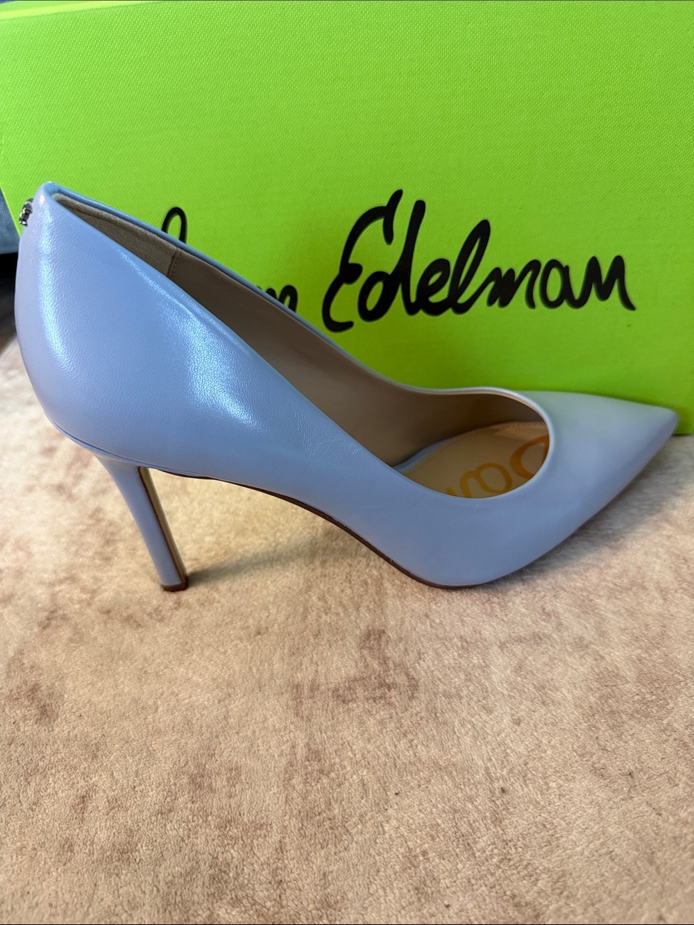 Sam Edelman Hazel Blue Pointed-Toe Stiletto Pump - Picture 2 of 7